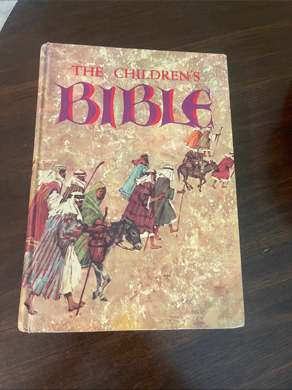 Vintage The Children's Bible Illustrated Old & New Testament Hardcover